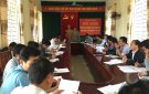 UBND xã Yên Khương tổ chức Hội nghị triển khai các chính sách tái cơ cấu ngành nông nghiệp và tiêm phòng gia súc gia cầm đợt 1 năm 2019.