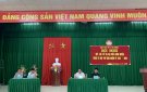 ĐB HĐND huyện tiếp xúc cử tri trước kỳ họp thứ 9 HĐND huyện khóa  XX