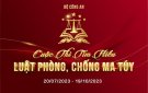 Thông báo Cuộc thi tìm hiểu luật phòng chống ma túy